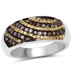 3.30 ctw Genuine Amethyst .925 Sterling Silver Ring