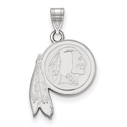Sterling Silver Washington Redskins Small Pendant