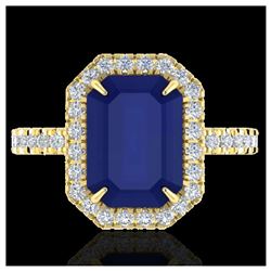 1.25 ctw SI Intense Yellow Diamond Ring 10K Rose Gold