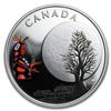 Image 1 : 2018 Canada 1/4 oz Ag $3 Thirteen Teachings Little Spirit Moon