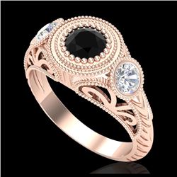 1.50 ctw VS/SI Diamond Solitaire Art Deco Stud Earrings 18K White Gold