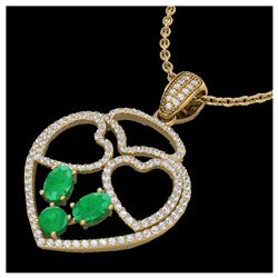 1.70 ctw VS Black Diamond Solitaire Ring 10K Rose Gold