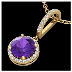 1 ctw VS/SI Diamond Solitaire Art Deco Ring 18K Rose Gold