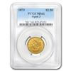 Image 1 : 1873 $2.50 Liberty Gold Quarter Eagle MS-61 PCGS (Open 3)