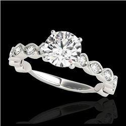 2 ctw Intense Yellow Diamond Ring 10K Rose Gold