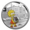 Image 1 : 2019 Tuvalu 1 oz Silver The Simpsons: Lisa Proof