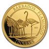 Image 1 : 2017 Barbados 1/10 oz Proof Gold The Flamingo (M10 Privy Mark)