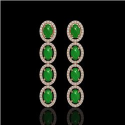 1.45 ctw SI/I Fancy Intense Yellow Diamond Ring 10K White Gold