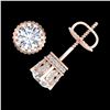 Image 1 : 2.85 ctw SI/I Fancy Intense Yellow Diamond Ring 10K Rose Gold
