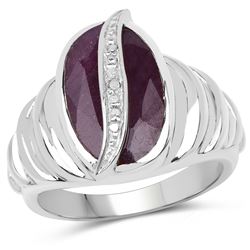 2.21 ctw Genuine Tanzanite .925 Sterling Silver Ring