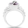 Image 2 : 2.21 ctw Genuine Tanzanite .925 Sterling Silver Ring
