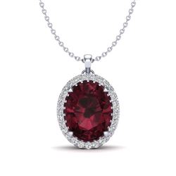 4.50 ctw Amethyst & VS/SI Diamond Earrings 14K Rose Gold