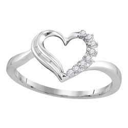 Sterling Silver His & Hers Round Diamond Cluster Matching Bridal Wedding Ring Band Set 3/8 Cttw