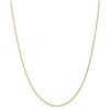 Image 1 : 14k Gold 1.2 mm Parisian Wheat Chain Necklace - 16 in.