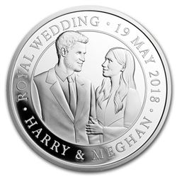 2018 Great Britain £5 Silver Proof Royal Wedding (w/Box/COA)