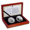 Image 1 : 2017 Isle of Man 2-Coin Silver Noble Proof/Reverse Proof Set