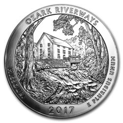 2017 5 oz Silver ATB Ozark National Scenic Riverways\, MO