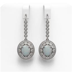 2.0 ctw VS/SI Diamond Stud Earrings 14K White Gold