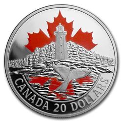 2017 Canada 1 oz Silver $20 Coast Series: Atlantic Coast
