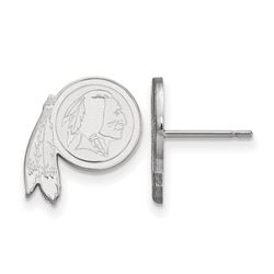 Sterling Silver Washington Redskins XS Post Earring