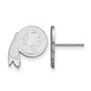 Image 1 : Sterling Silver Washington Redskins XS Post Earring