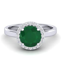 5.21 ctw Genuine Green Amethyst and White Topaz .925 Sterling Silver Ring