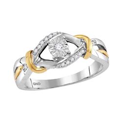 Sterling Silver Round Brown Diamond Cross Pendant 1/4 Cttw