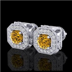 3 ctw VS/SI Diamond Earrings 14K Rose Gold