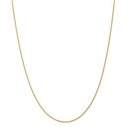 14k Gold 1.2 mm Parisian Wheat Chain Necklace - 20 in.