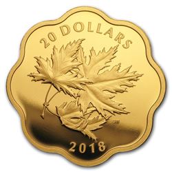2018 Canada 3/4 oz Silver Master Club Iconic Maple Leaves