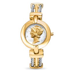 Ladies U.S. Mercury Dime Two-tone Watch