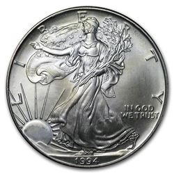 1994 1 oz Silver American Eagle (Abrasions)