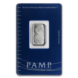 5 gram Platinum Bar - PAMP Suisse (In Assay)