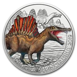 2019 Austria Cupro-Nickel 3 Colorful Supersaurs (Spinosaurus)