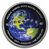 Image 1 : 2017 1 oz Silver Solar Eclipse Curved Proof Coin