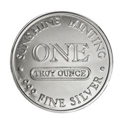 1 oz Silver Round - Sunshine Mint (Original Design)