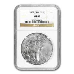 2009 Silver American Eagle MS-69 NGC