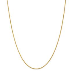 14k Yellow Gold 1.5 mm Parisian Wheat Chain - 22 in.