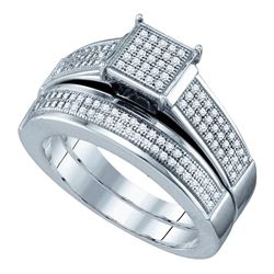 Sterling Silver Round Lab-Created Pink Sapphire Solitaire Pendant 1/3 Cttw