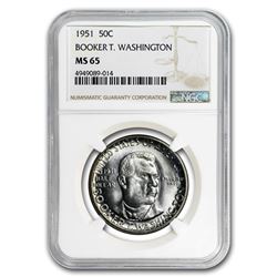 1951 Booker T. Washington Half Dollar MS-65 NGC