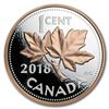 Image 1 : 2018 Canada 5 oz Silver $1 Big Coin Series Maple Leaf (One-Cent)