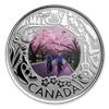 Image 1 : 2019 Canada 1/4 oz Ag $3 Celebrating Canadian Fun: Cherry Blossom