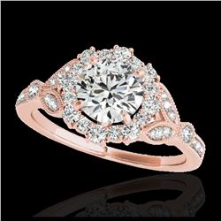 1.60 ctw SI/I Fancy Intense Yellow Diamond Ring 10K White Gold