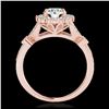 Image 2 : 1.60 ctw SI/I Fancy Intense Yellow Diamond Ring 10K White Gold