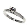 Image 1 : 1.0 ctw Ruby & Diamond Ring 18K White Gold