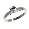 Image 2 : 1.0 ctw Ruby & Diamond Ring 18K White Gold