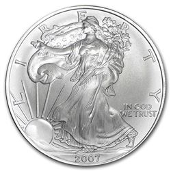 2007 1 oz Silver American Eagle BU