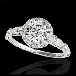 1.50 ctw SI/I Fancy Intense Yellow Diamond Ring 10K Rose Gold