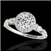 Image 1 : 1.50 ctw SI/I Fancy Intense Yellow Diamond Ring 10K Rose Gold