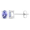 Image 2 : 0.60 ctw Genuine Blue Diamond .925 Sterling Silver Ring